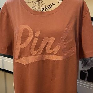 NWOT Pink By Victoria’s Secret Tee Large